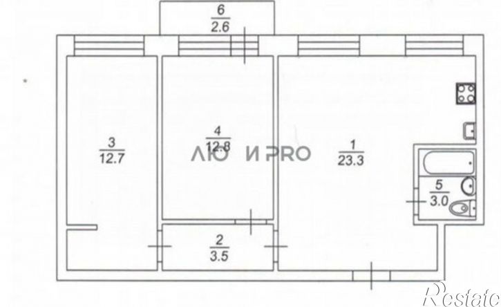 3-комн квартира Тверская улица, 40А,  д. 40А