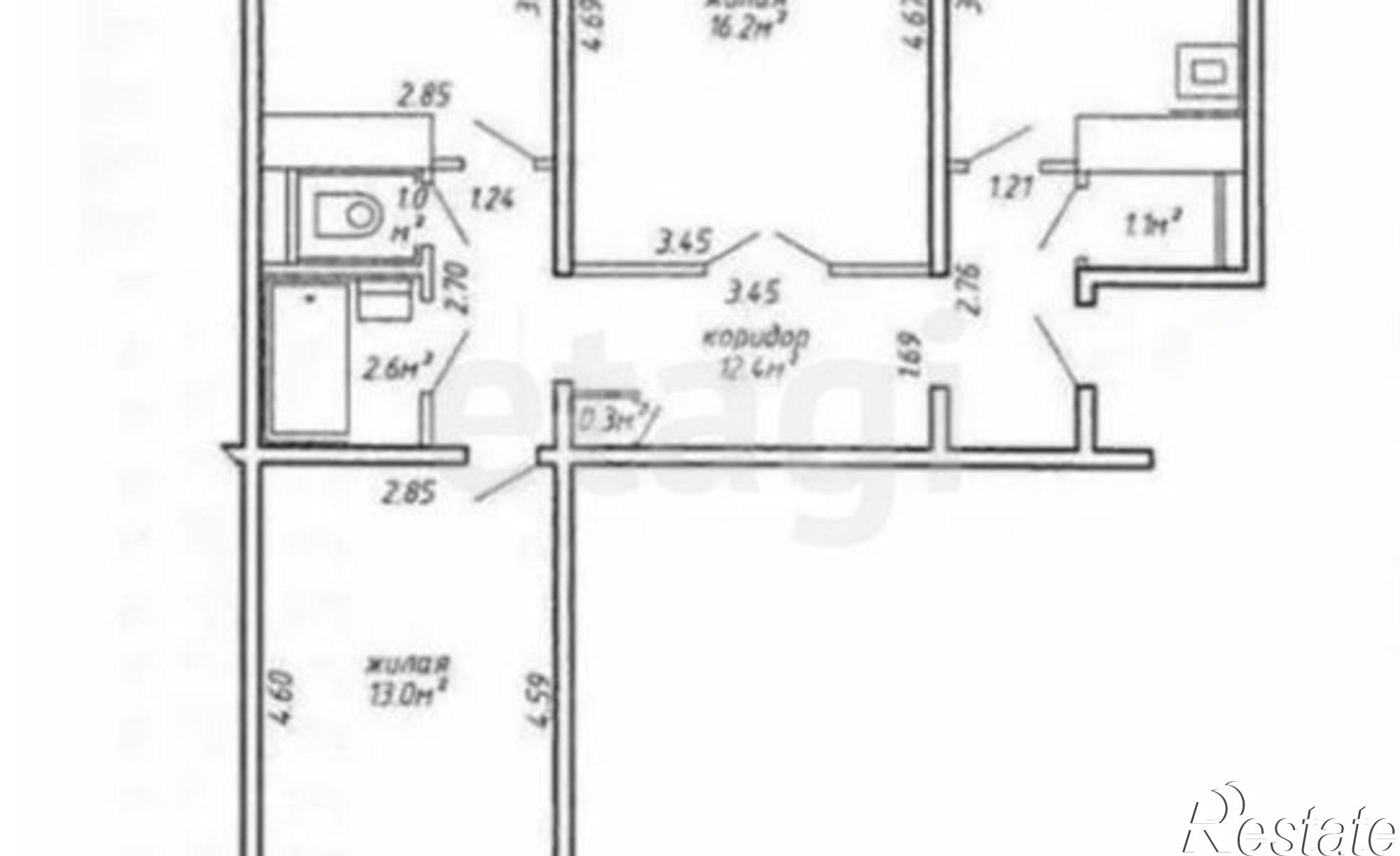 Купить квартиру за 5 200 000 рублей на ул Техническая, 47/61