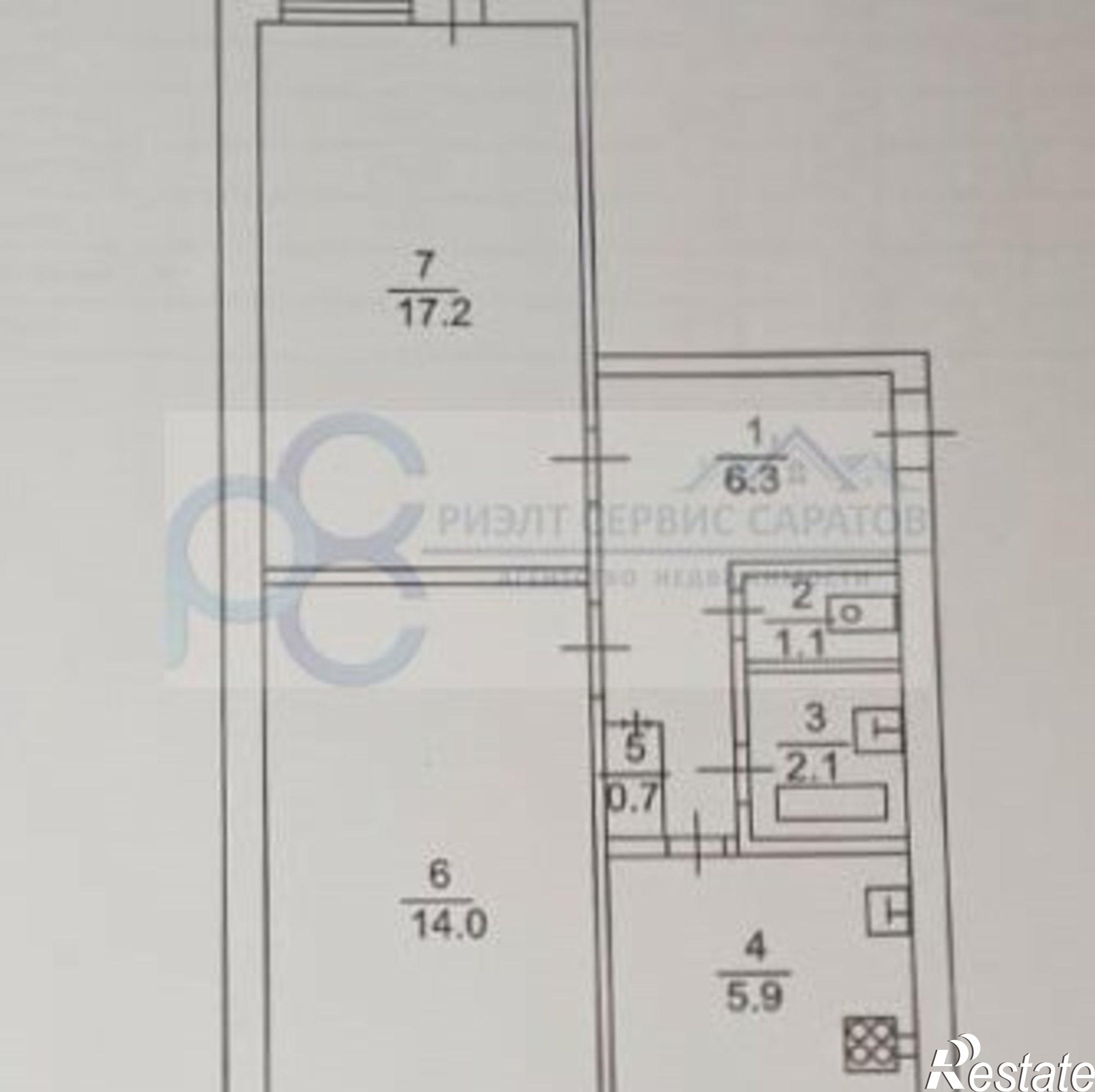 Купить квартиру за 2 850 000 рублей на Артиллерийская улица, 10