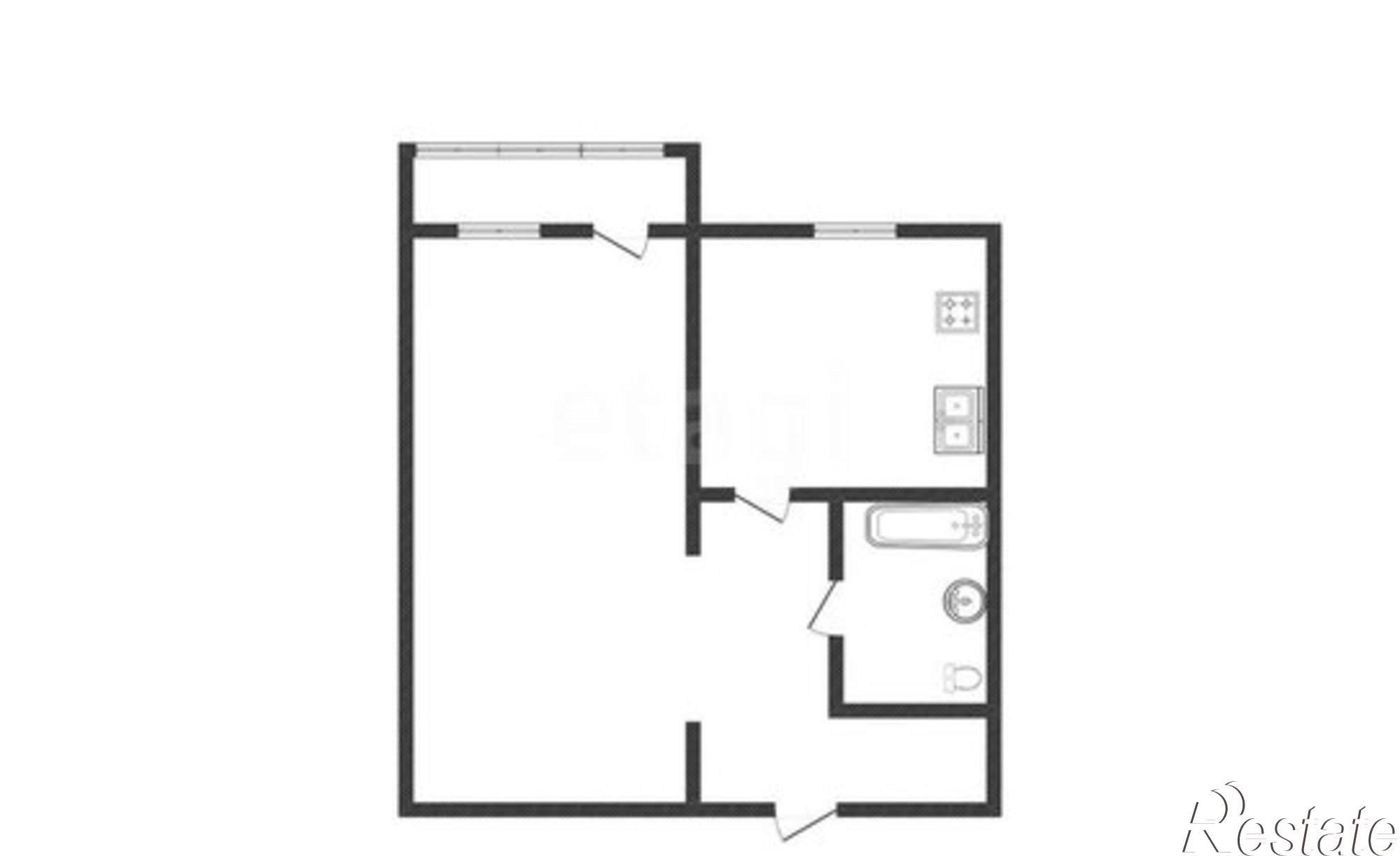 Купить квартиру за 3 600 000 рублей на ул Луговая, 40/60