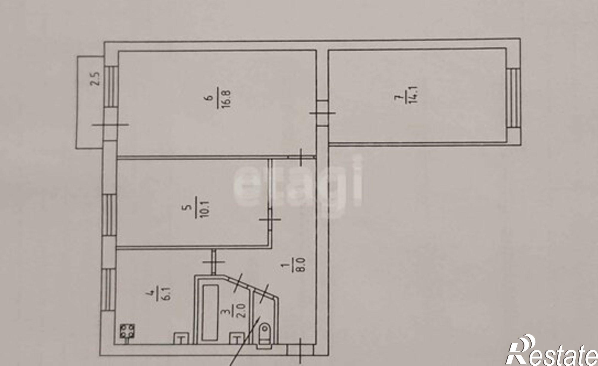 Купить квартиру за 4 600 000 рублей на Международная улица, 26А