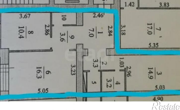 3-комн квартира ул Лунная, 1А,  д. 1А