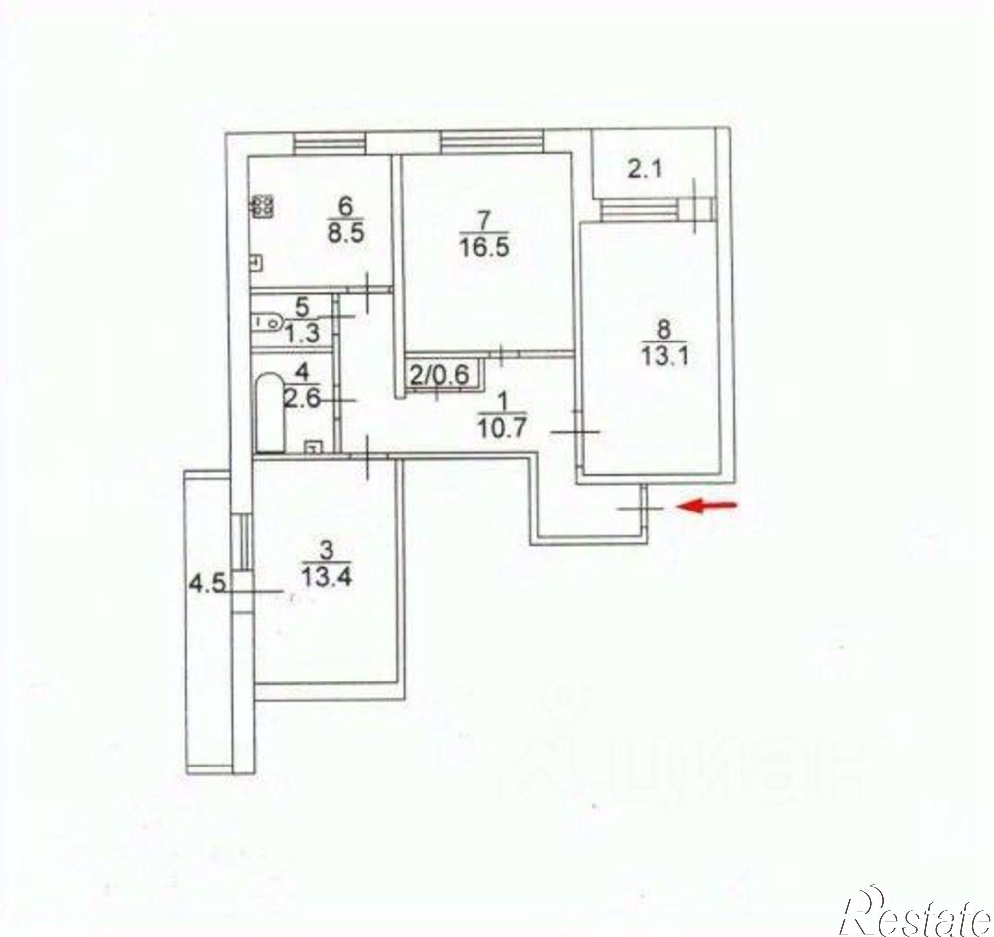 Купить квартиру за 4 290 000 рублей на улица Куприянова, 16А