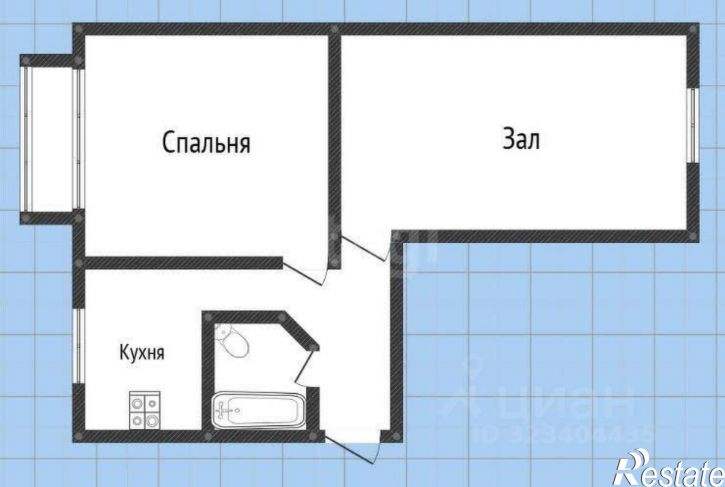 2-комн квартира улица Тархова, 4А,  д. 4А