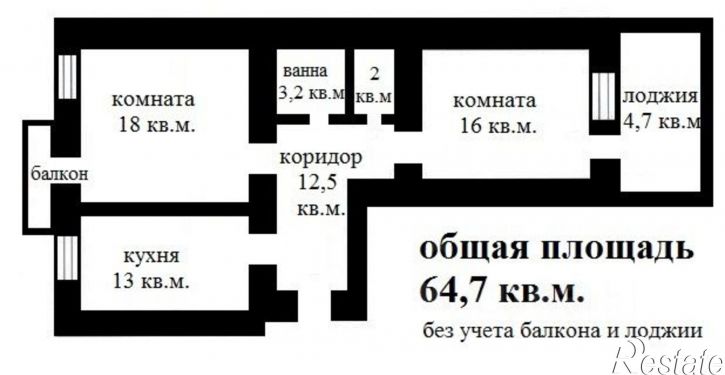 2-комн квартира 1-й Топольчанский проезд, 4,  д. 4