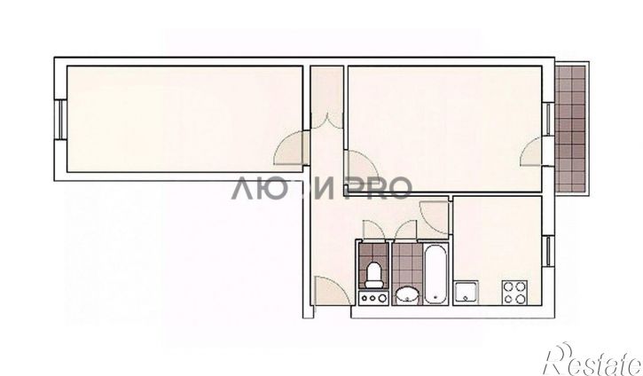 2-комн квартира улица Мира, 20,  д. 20