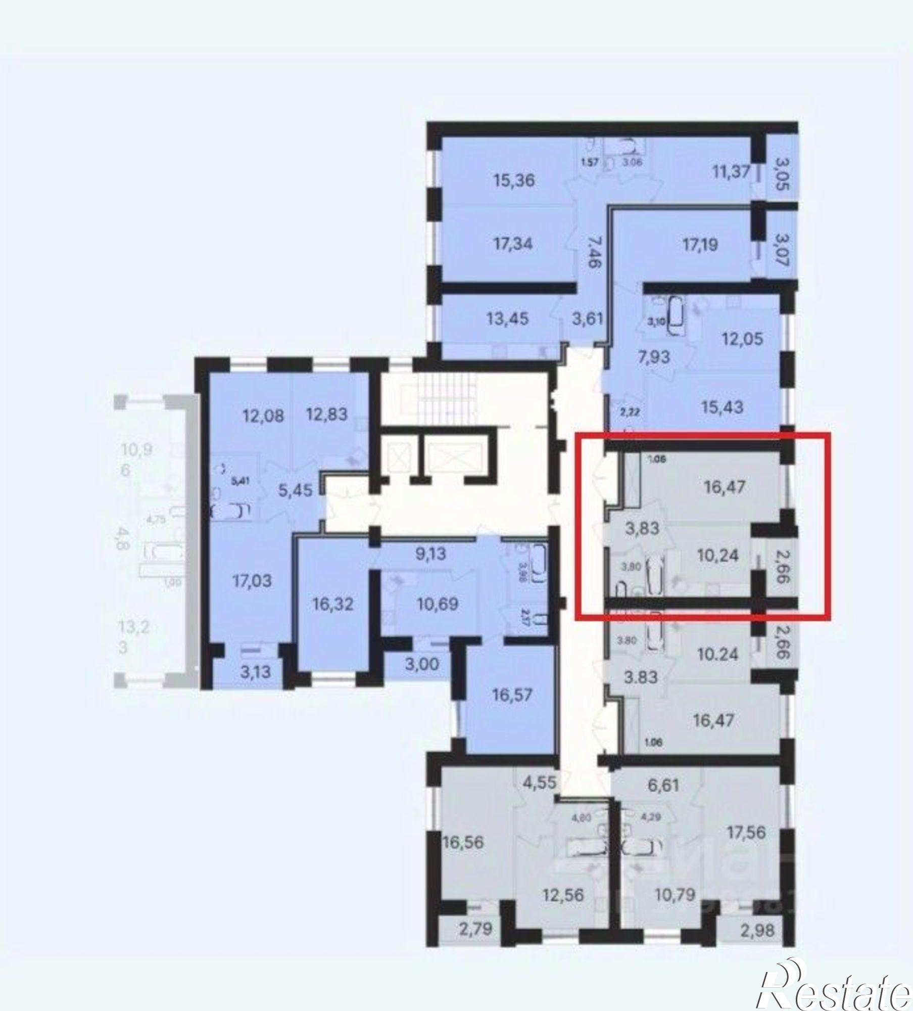 Купить квартиру за 3 806 000 рублей на пр-кт Героев Отечества, 8