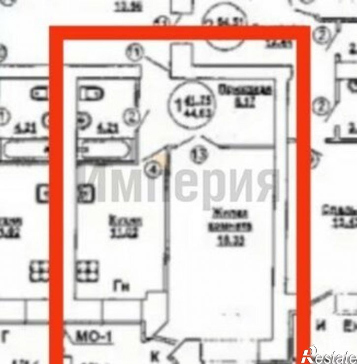 1-комн квартира Охотная улица, 4,  д. 4