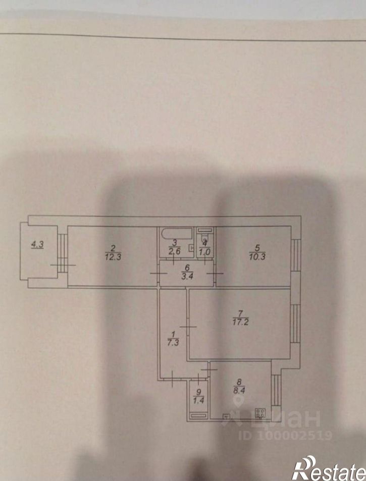 3-комн квартира улица Куприянова, 7А,  д. 7А