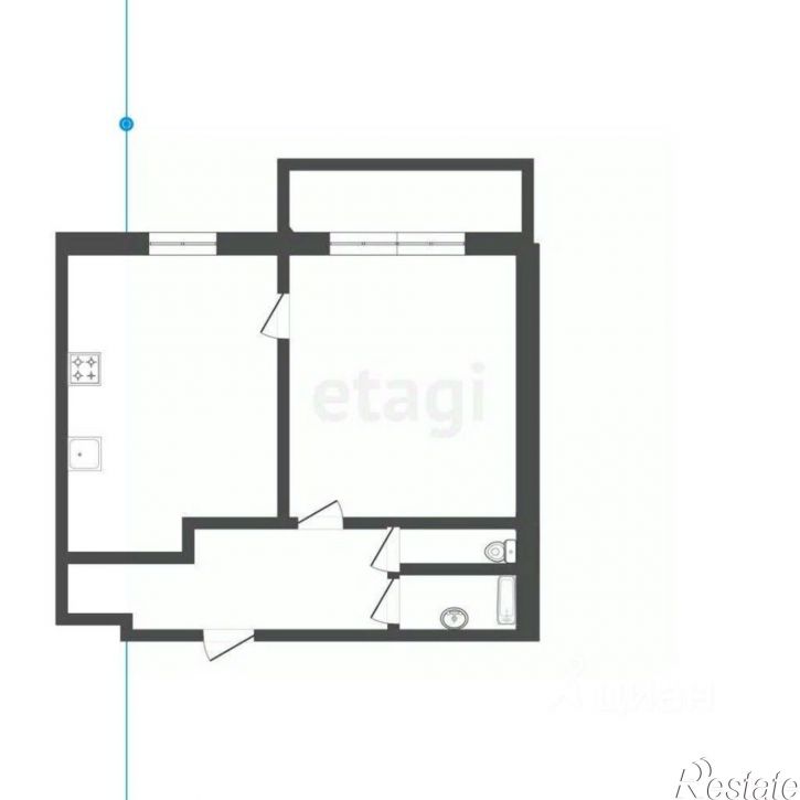 2-комн квартира ул Ипподромная, 11,  д. 11