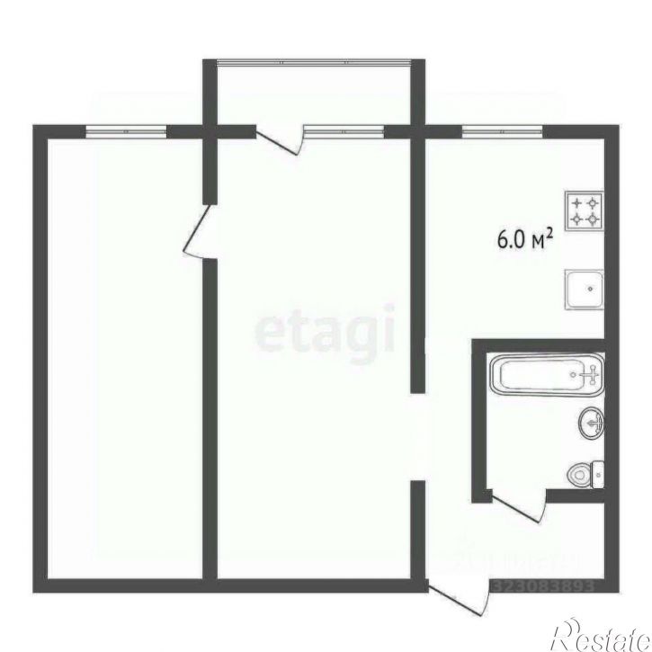 2-комн квартира ул Ипподромная, 11,  д. 11