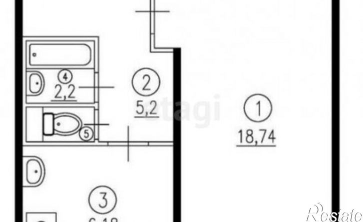 1-комн квартира улица Танкистов, 203,  д. 203