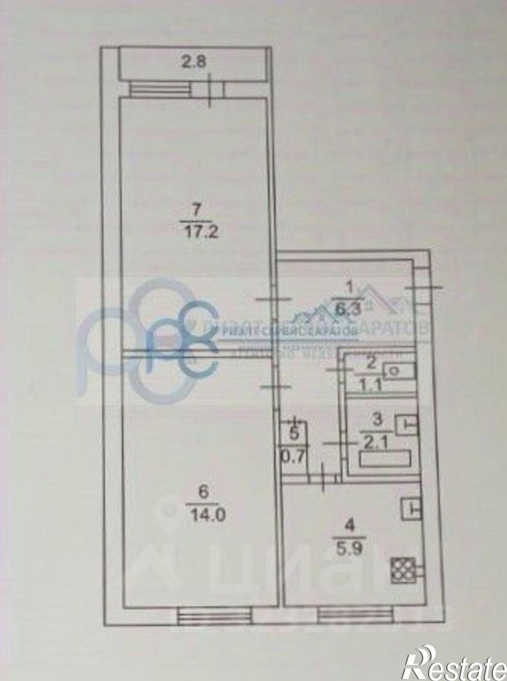 2-комн квартира Артиллерийская улица, 10,  д. 10