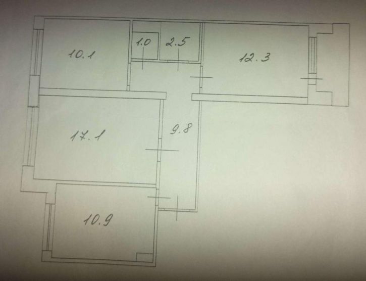 3-комн квартира имени Ф.А. Блинова улица, 3