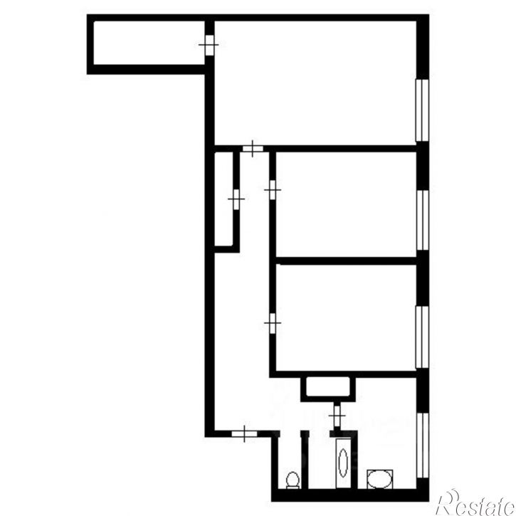 3-комн квартира 13-й Шелковичный проезд, 1/11,  д. 1/11