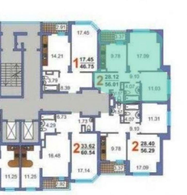 2-комн квартира Академика Антонова ул, 24