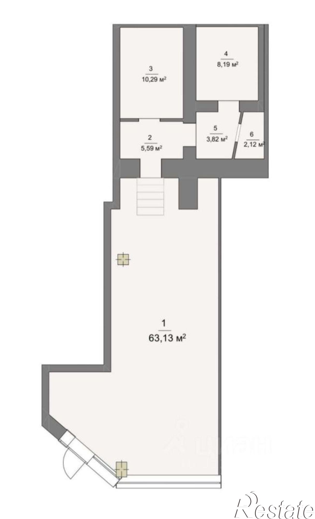 Сдать торговое помещение за 89 621 рублей на ул Соколовая, 44/62