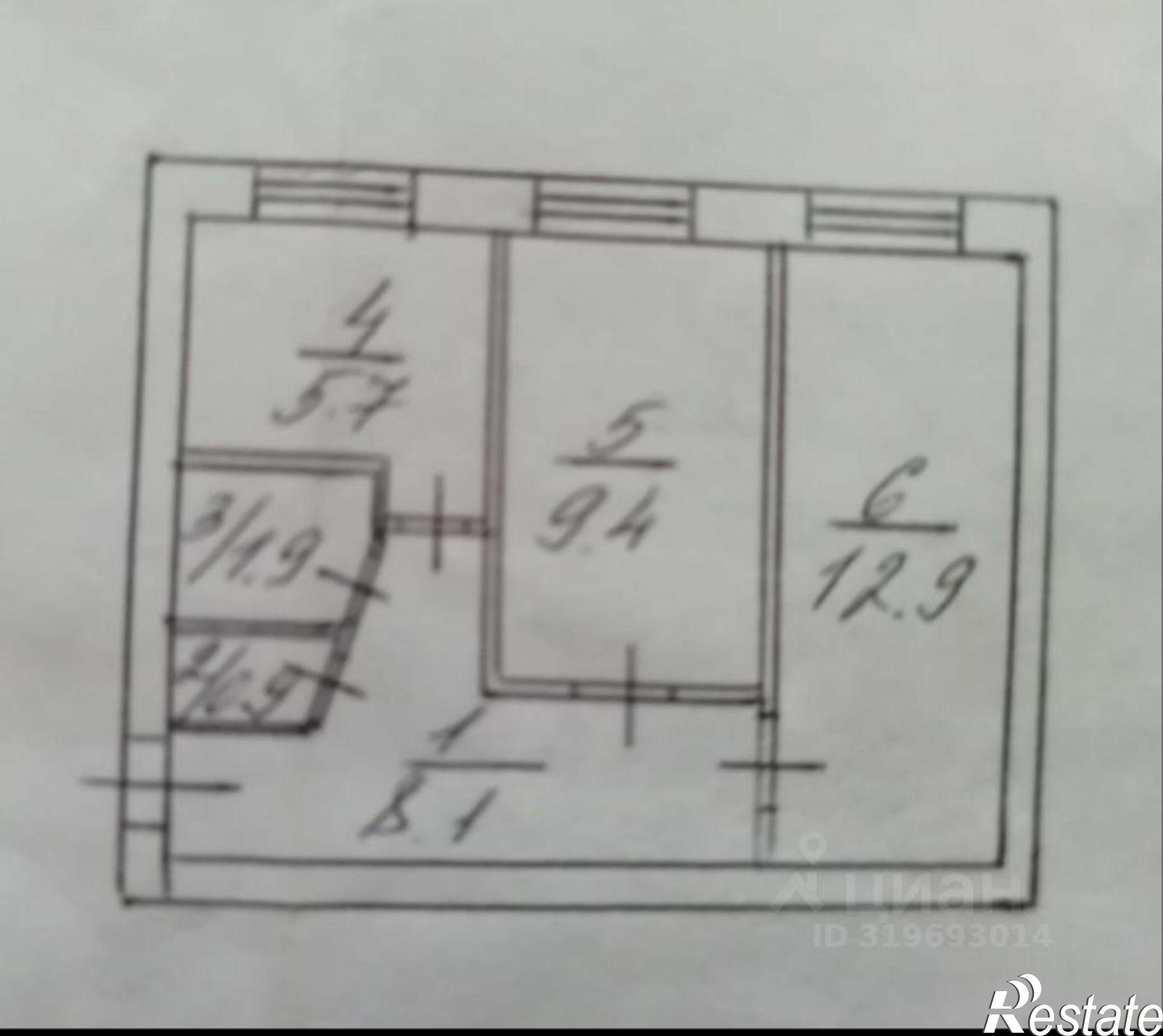 Купить квартиру за 3 500 000 рублей на Рабочая улица, 15/17