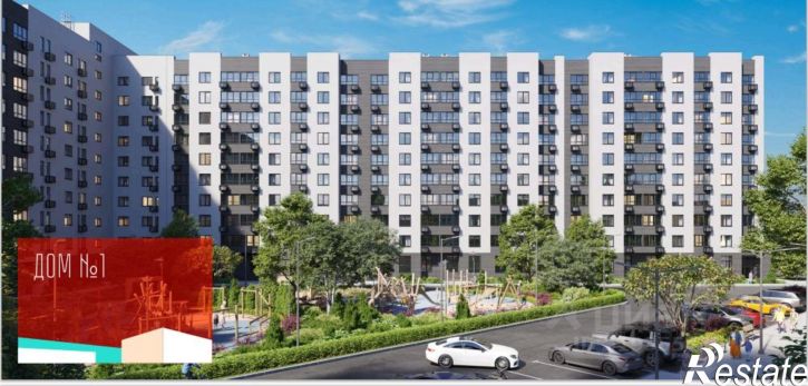 1-комн квартира в новом доме жилой район Солнечный-2, ЖК Сияй-город