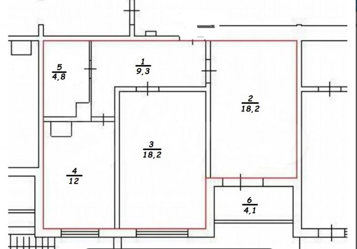 2-комн квартира Семенова, 19