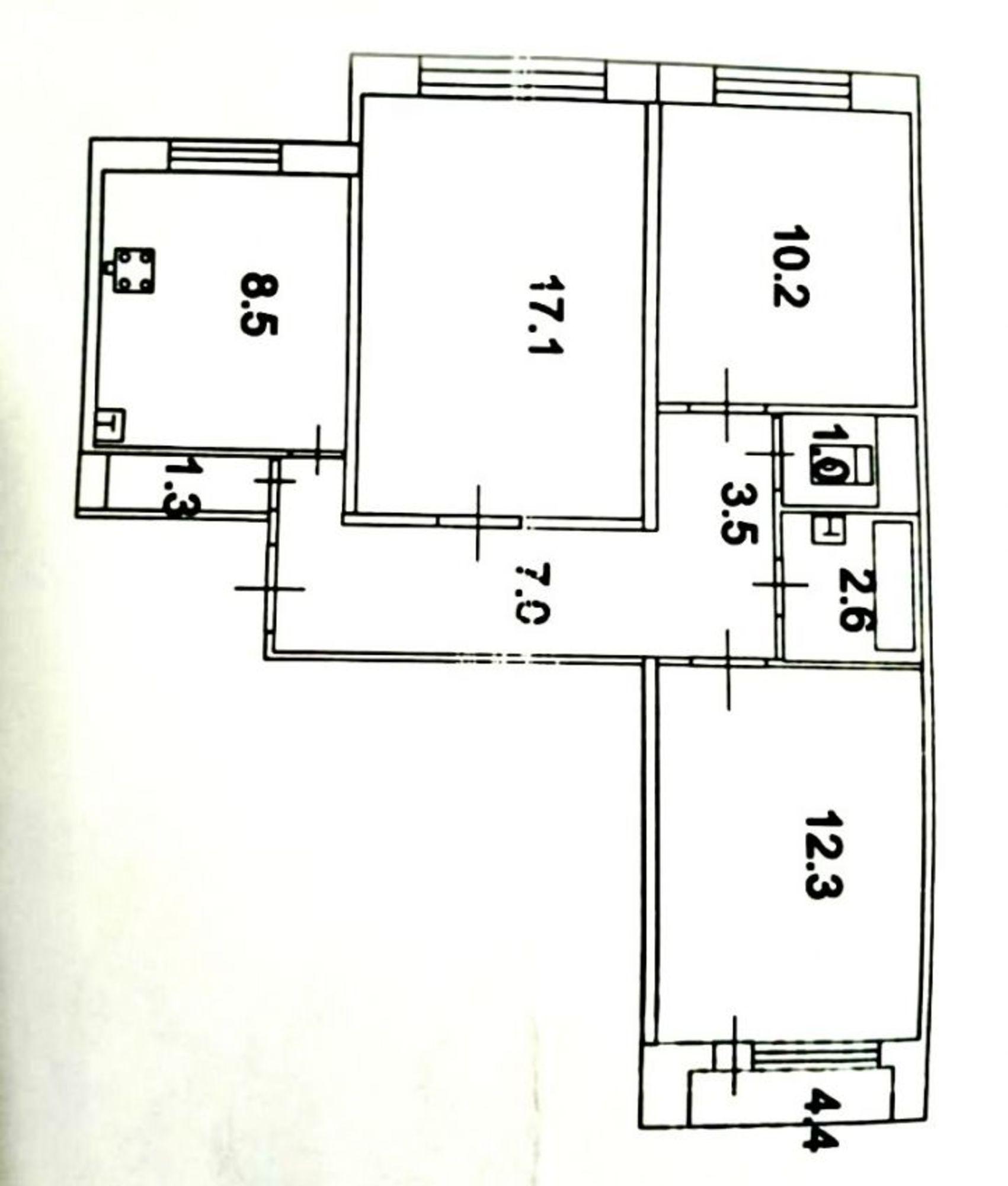 Купить квартиру за 6 100 000 рублей на П.Ф. Батавина улица, 2