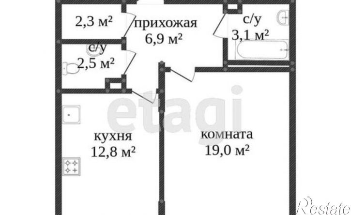 1-комн квартира Политехническая улица, 47,  д. 47