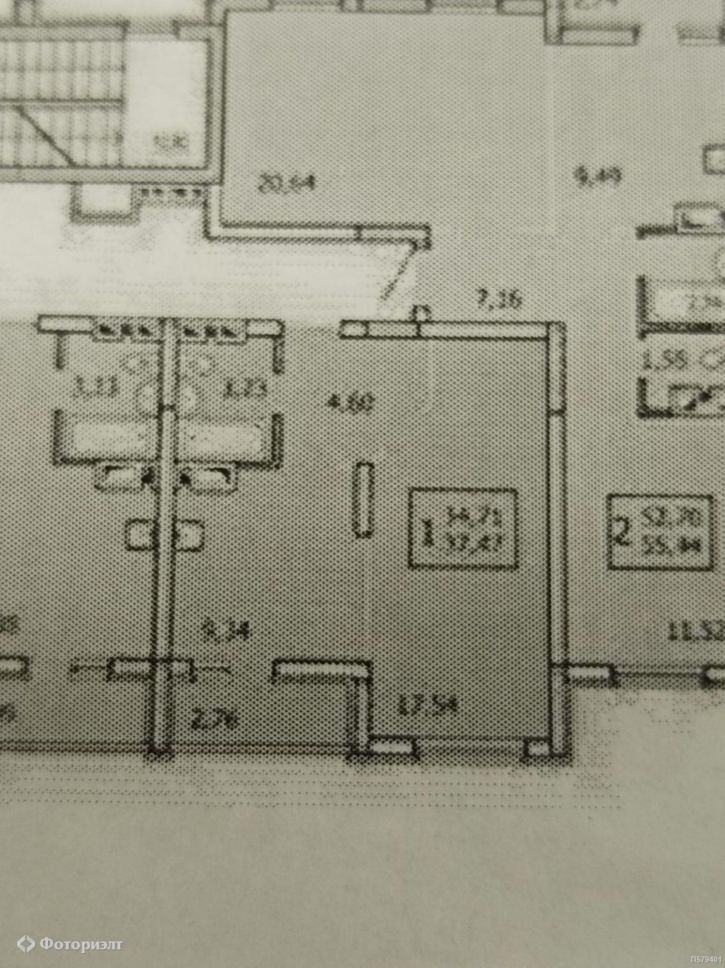 1-комн квартира Кривохижина Александра ул, 6А