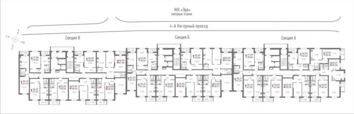 1-комн квартира Нагорный 4-й проезд, 21