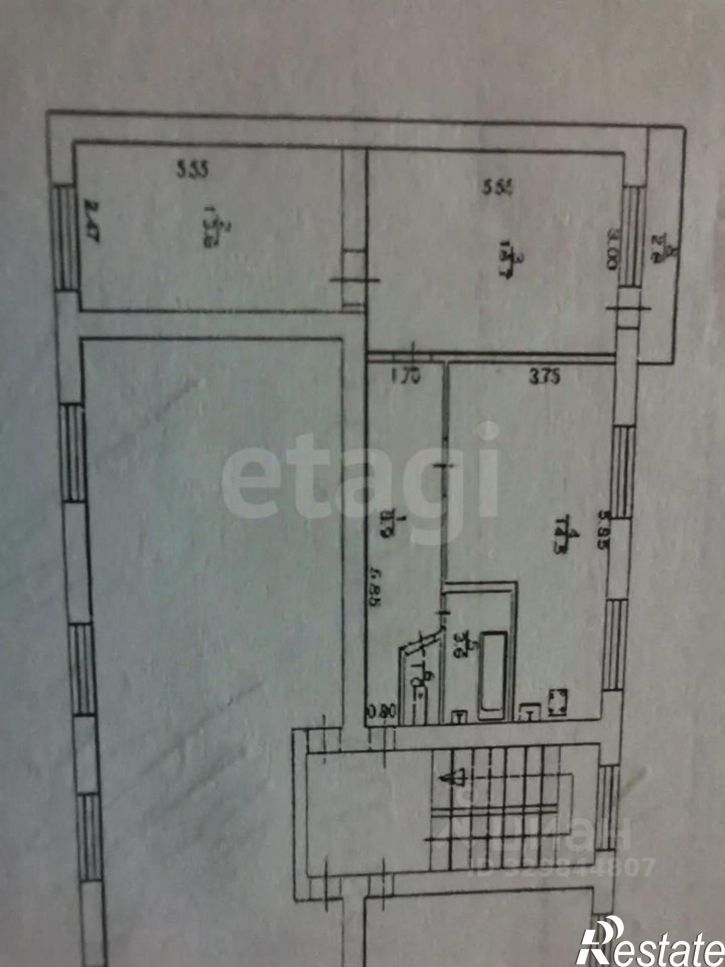 3-комн квартира улица Мира, 11А,  д. 11А