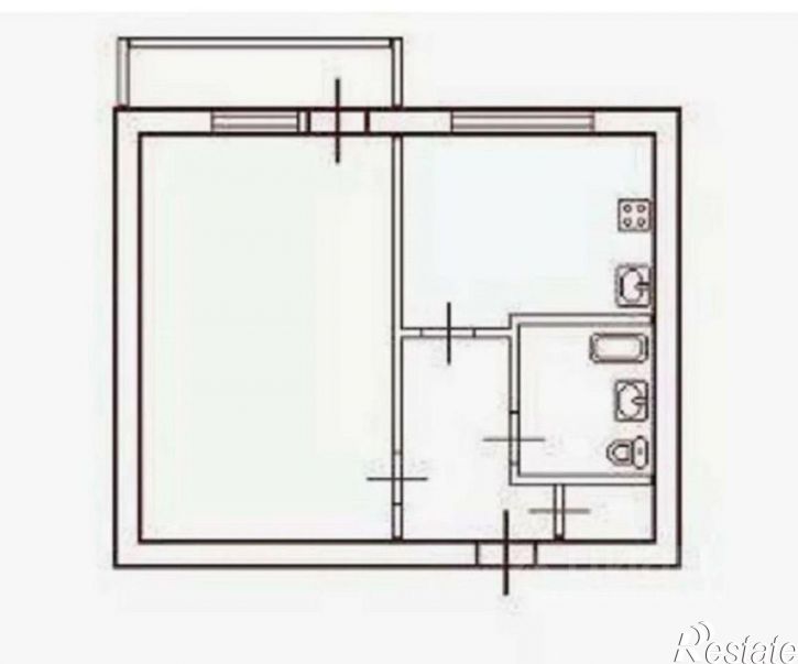 1-комн квартира проспект Энтузиастов, 34/40,  д. 34/40