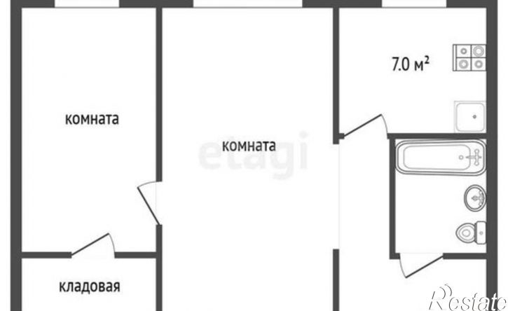 2-комн квартира 5-й Динамовский проезд, 13,  д. 13