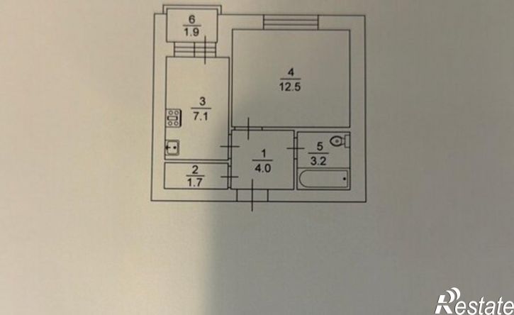 1-комн квартира улица Благодарова, 11,  д. 11