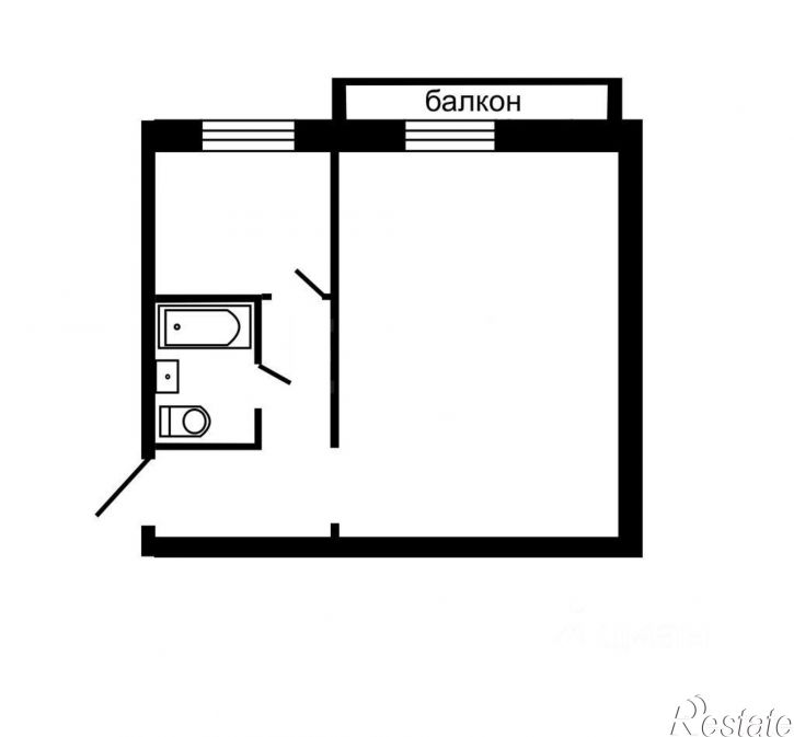 1-комн квартира пр-кт Энтузиастов, 54А,  д. 54А
