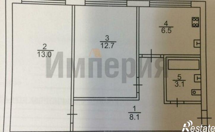 2-комн квартира улица Зои Космодемьянской, 23,  д. 23