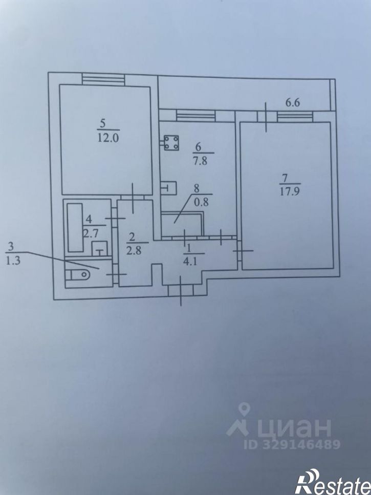 2-комн квартира 2-й Лучевой пр-д, 50/54 2,  д. 50/54 2,  к. 2