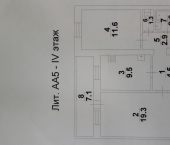 2-комн, 51.7кв м, этаж 4/10 Мира ул, 19А