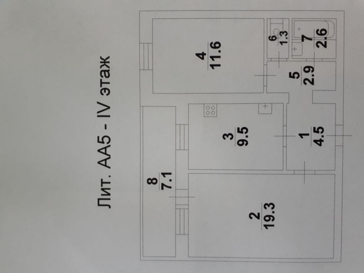 2-комн квартира Мира ул, 19А