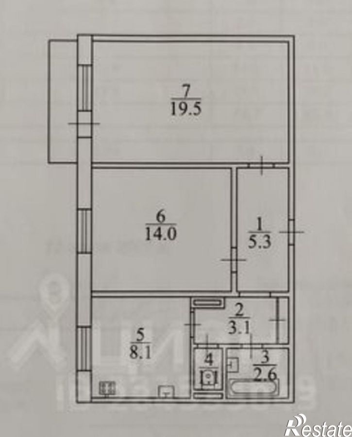 2-комн квартира ул Топольчанская, 1,  д. 1