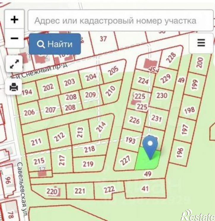 Земельный участок 3-й Снежный пр-д