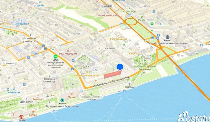 Офис набережная Космонавтов, 8