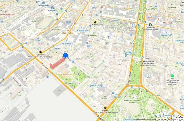 Торговое помещение Университетская улица, 17/25