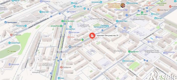 Торговое помещение Энтузиастов проспект, 31