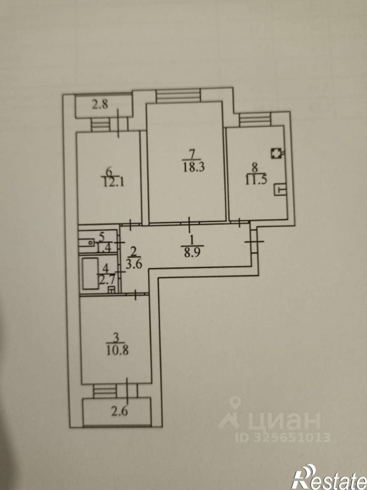 3-комн квартира ул Техническая, 3,  д. 3