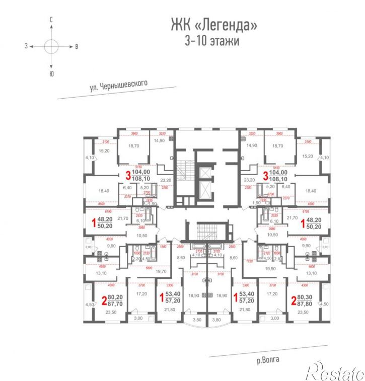 3-комн квартира 4-й проезд Чернышевского, 1Б