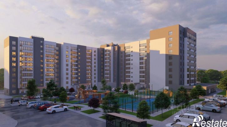 2-комн квартира в новом доме улица имени Евгения Долгина, 6