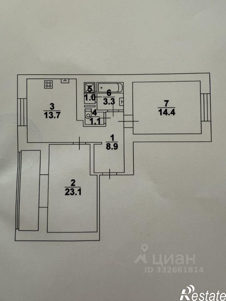 2-комн квартира ул им Панченко К.П., 7,  д. 7