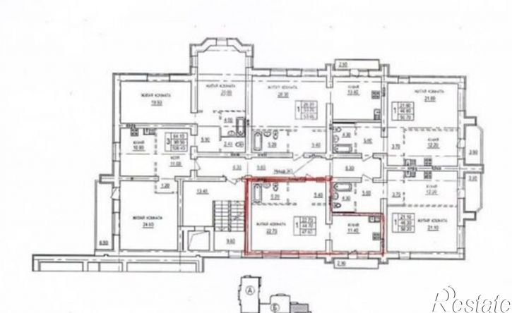 1-комн квартира пр-кт Строителей, 30А,  д. 30А