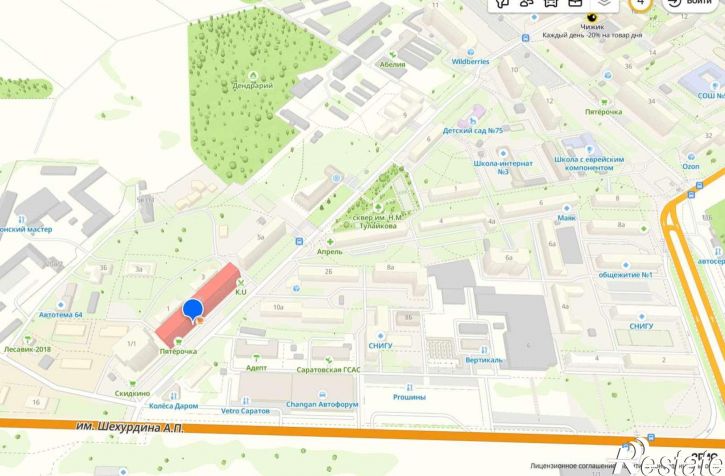 Торговое помещение Тулайкова улица, 1к3