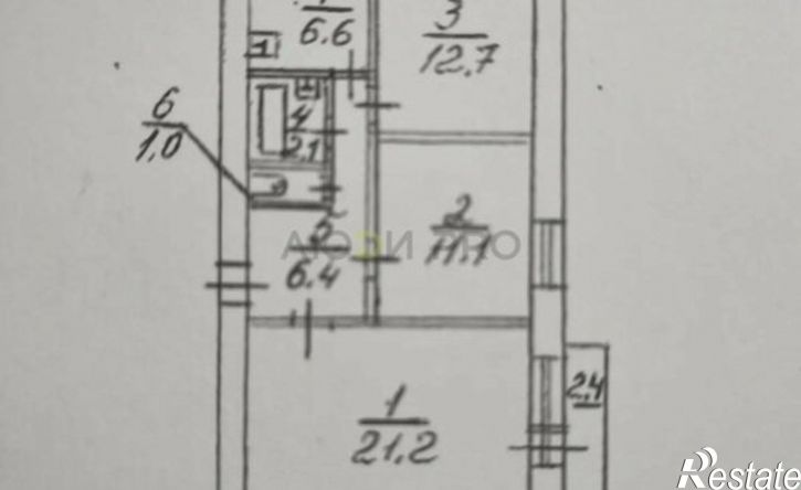 3-комн квартира ул им Посадского И.Н., 322,  д. 322
