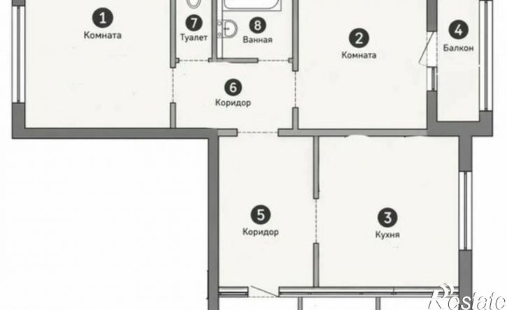 2-комн квартира ул им Виктора Аржаного, 3А,  д. 3А